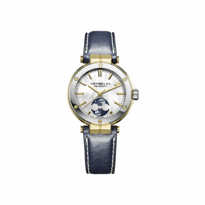 Montre HERBELIN Newport Phases de Lune 2879T1N19BL
