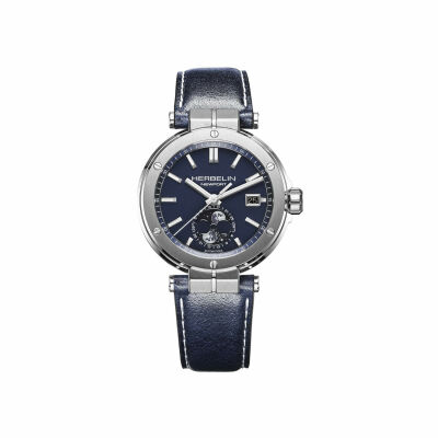 Montre HERBELIN Newport Automatique Phases de Lune 2889A15LBL