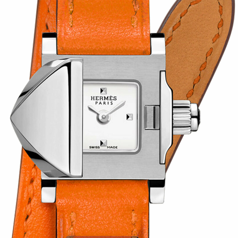 Hermès Médor watch, 16x16mm