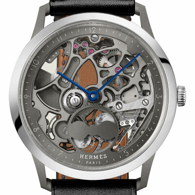 Montre Hermès Slim d'Hermès Squelette Lune