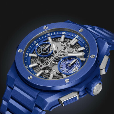 Montre Hublot Big Bang Integrated Blue Indigo Ceramic 42mm