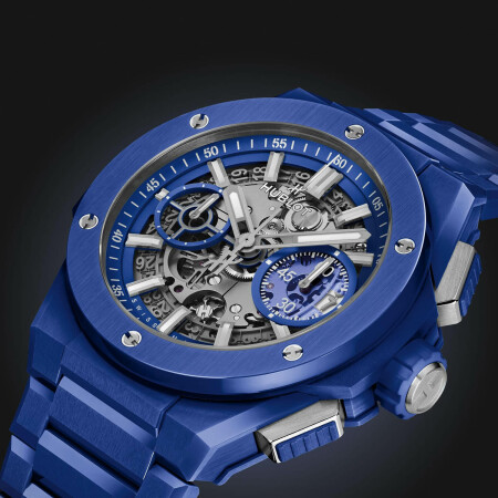 Montre Hublot Big Bang Integrated Blue Indigo Ceramic 42mm