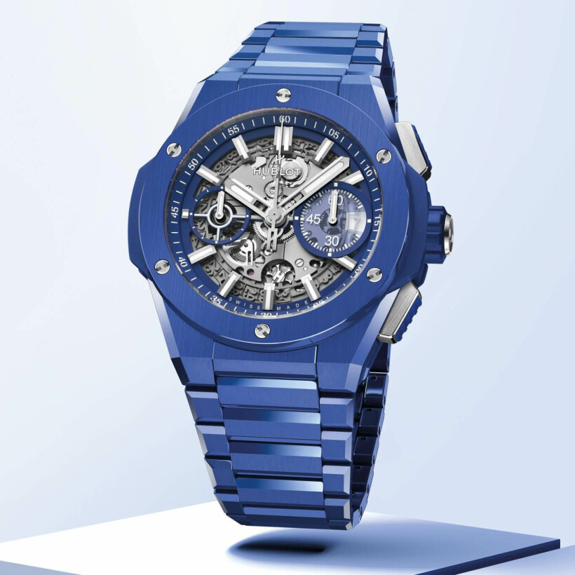 Montre Hublot Big Bang Integrated Blue Indigo Ceramic 42mm