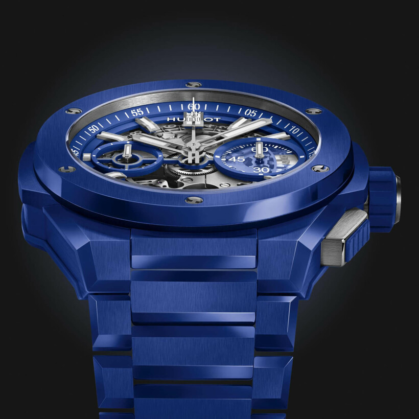 Montre Hublot Big Bang Integrated Blue Indigo Ceramic 42mm