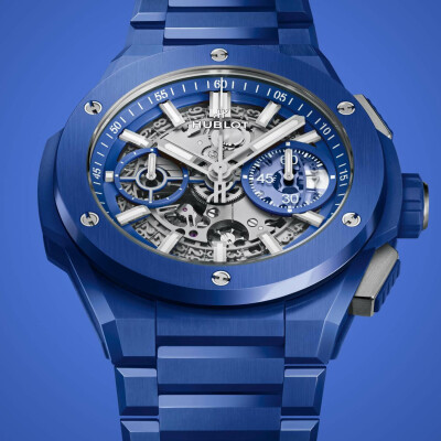 Montre Hublot Big Bang Integrated Blue Indigo Ceramic 42mm