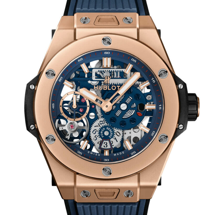 Montre Hublot Big Bang Meca-10 King Gold Blue 45mm