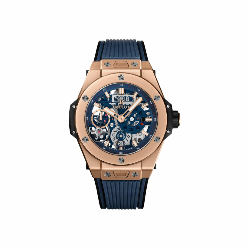 Montre Hublot Big Bang Meca-10 King Gold Blue 45mm