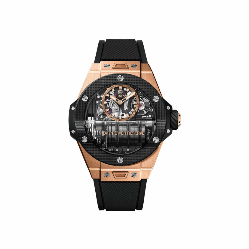 Montre Hublot Big Bang MP-11 Power Reserve 14 Days King Gold 3D Carbon Édition Limitée 45mm