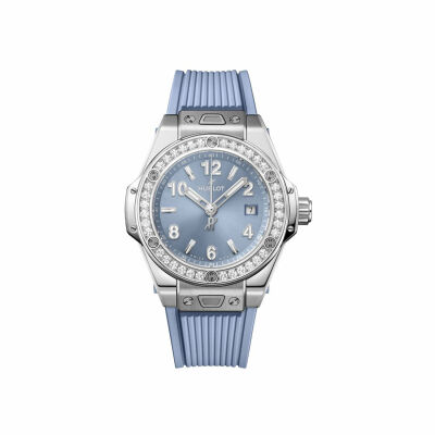 Montre Hublot Big Bang One Click Steel Coal Blue Diamonds