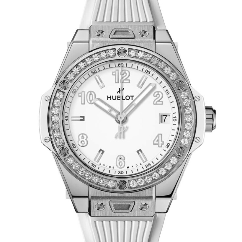 Montre Hublot Big Bang One Click Steel White Diamonds 39mm