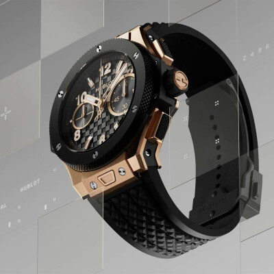 Montre Hublot Big Bang Original King Gold Ceramic