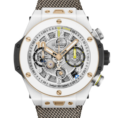 Montre Hublot Big Bang Reloaded Kylian Mbappé White Ceramic Édition Limitée
