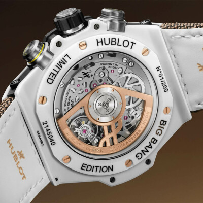 Montre Hublot Big Bang Reloaded Kylian Mbappé White Ceramic Édition Limitée