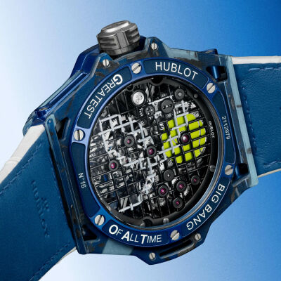 Montre Hublot Big Bang Tourbillon Novak Djokovic Goat Edition Blue