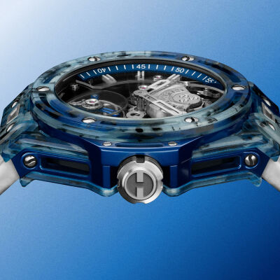 Montre Hublot Big Bang Tourbillon Novak Djokovic Goat Edition Blue