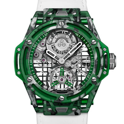 Montre Hublot Big Bang Tourbillon Novak Djokovic Goat Edition Green