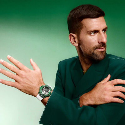 Montre Hublot Big Bang Tourbillon Novak Djokovic Goat Edition Green