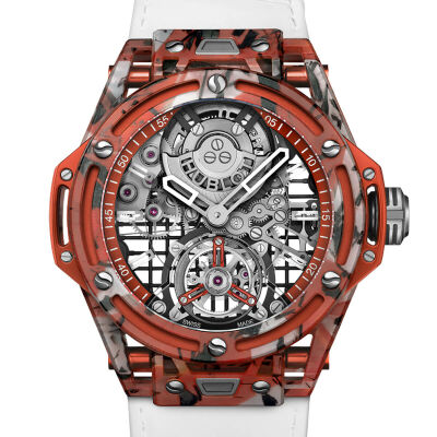Montre Hublot Big Bang Tourbillon Novak Djokovic Goat Edition Orange