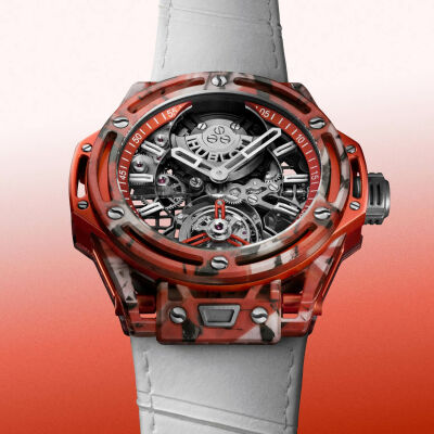 Montre Hublot Big Bang Tourbillon Novak Djokovic Goat Edition Orange