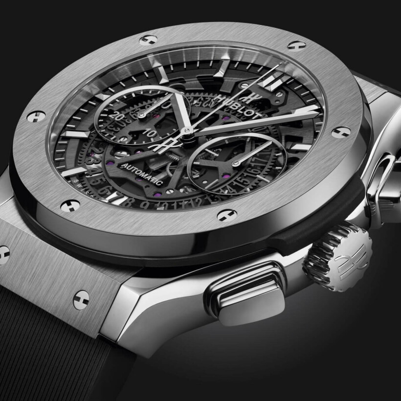 Hublot Classic fusion Aero chronograph titanium watch