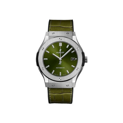 Montre Hublot Classic Fusion Titanium Green 45mm