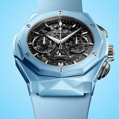 Hublot Classic Fusion Aerofusion Chronograph Orlinski Sky Blue Ceramic watch