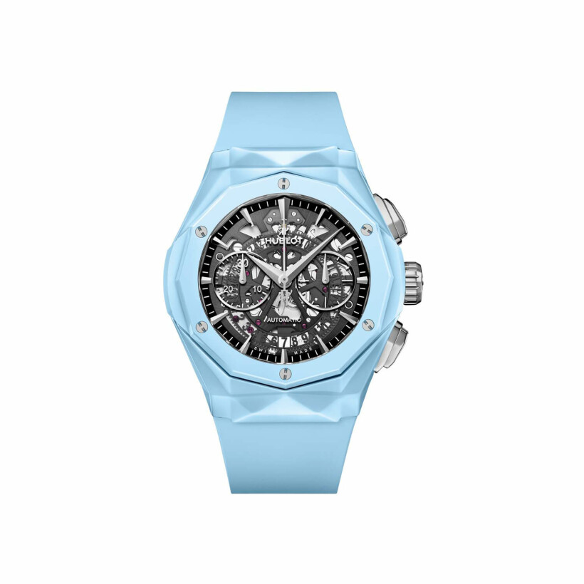 Hublot Classic Fusion Aerofusion Chronograph Orlinski Sky Blue Ceramic watch
