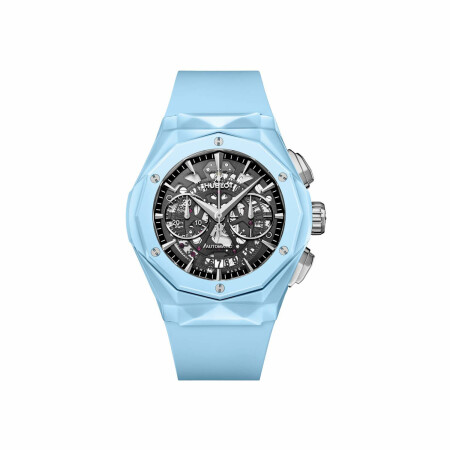 Hublot Classic Fusion Aerofusion Chronograph Orlinski Sky Blue Ceramic uhr