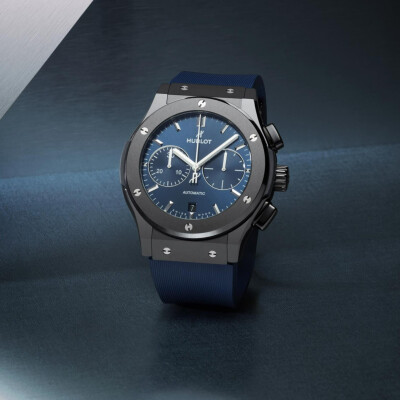 Hublot Classic Fusion Ceramic Blue Chronograph 45mm watch