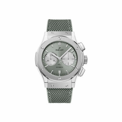 Montre Hublot Classic Fusion Chronograph Titanium Sage Green 45mm