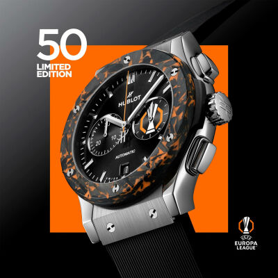 Montre Hublot Classic Fusion Chronograph UEFA Europa League Titanium Carbon