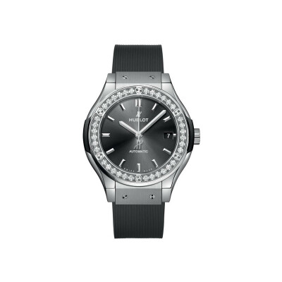 Hublot Classic Fusion Racing Grey Titanium Diamonds 38mm watch