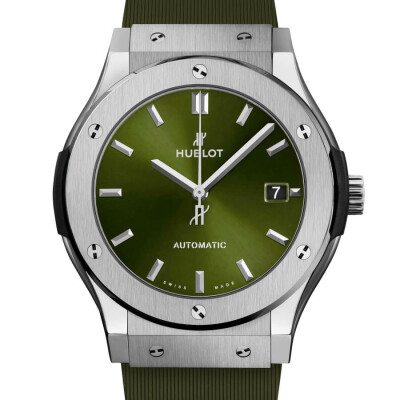 Montre Hublot Classic Fusion Titanium Green 45mm