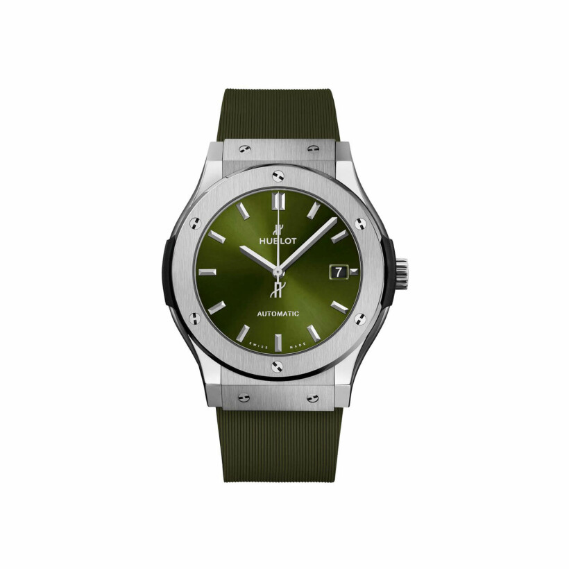 Montre Hublot Classic Fusion Titanium Green 45mm