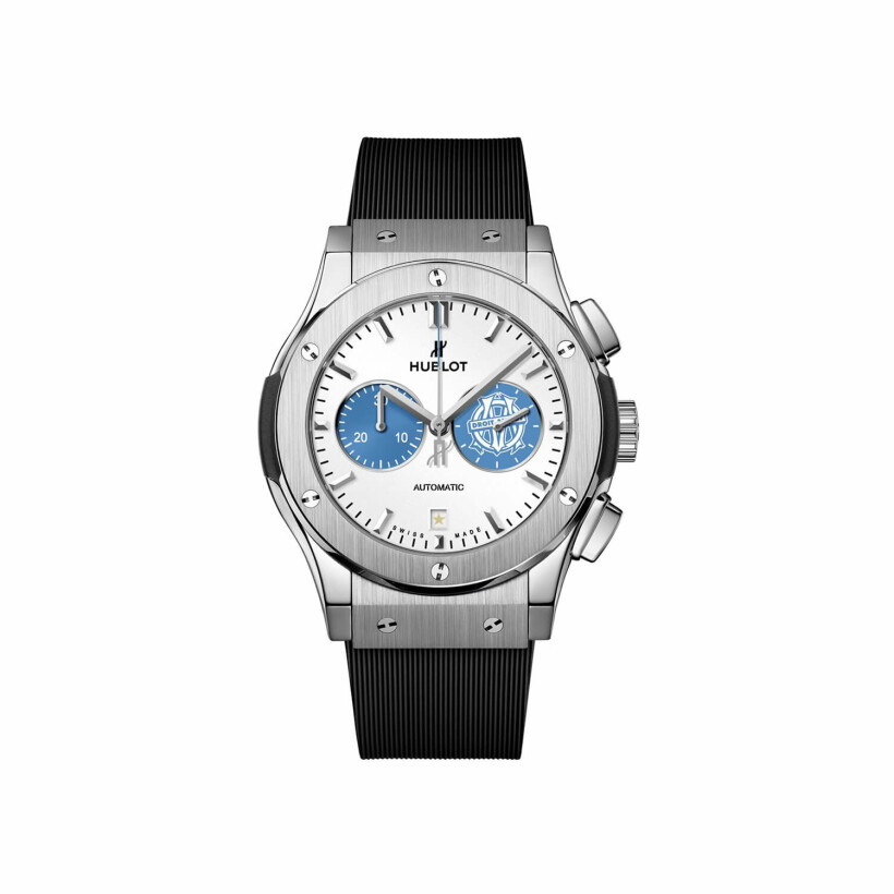 Hublot Classic Fusion Titanium Olympique de Marseille Limited Edition watch