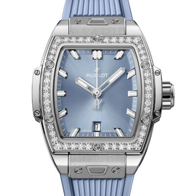 Montre Hublot Spirit of Big Bang Steel Coal Blue Diamonds
