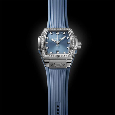 Montre Hublot Spirit of Big Bang Steel Coal Blue Diamonds