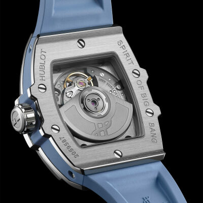 Montre Hublot Spirit of Big Bang Steel Coal Blue Diamonds