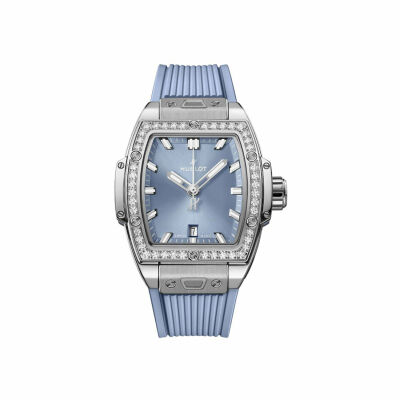 Montre Hublot Spirit of Big Bang Steel Coal Blue Diamonds