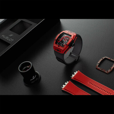 Montre Hublot Spirit of Big Bang Tourbillon 5-Day Power Reserve Red Magic