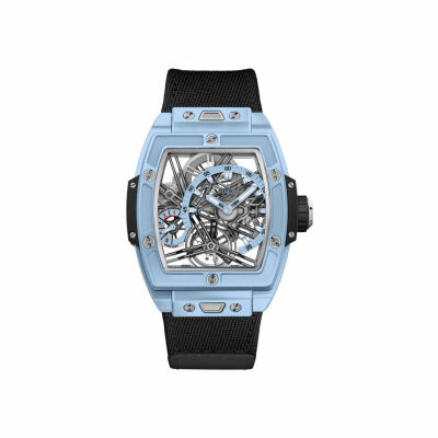 Montre Hublot Spirit of Big Bang Tourbillon 5-Day Power Reserve Sky Blue Ceramic