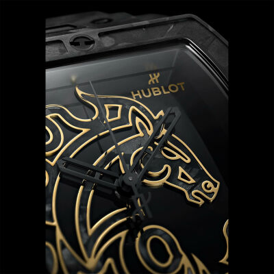 Montre Hublot Spirit of Big Bang Year of the Horse Frosted Carbon