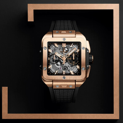 Hublot Square Bang Unico King Gold watch