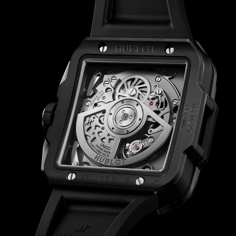 Hublot Square Bang Unico Black Magic automatic 42mm watch