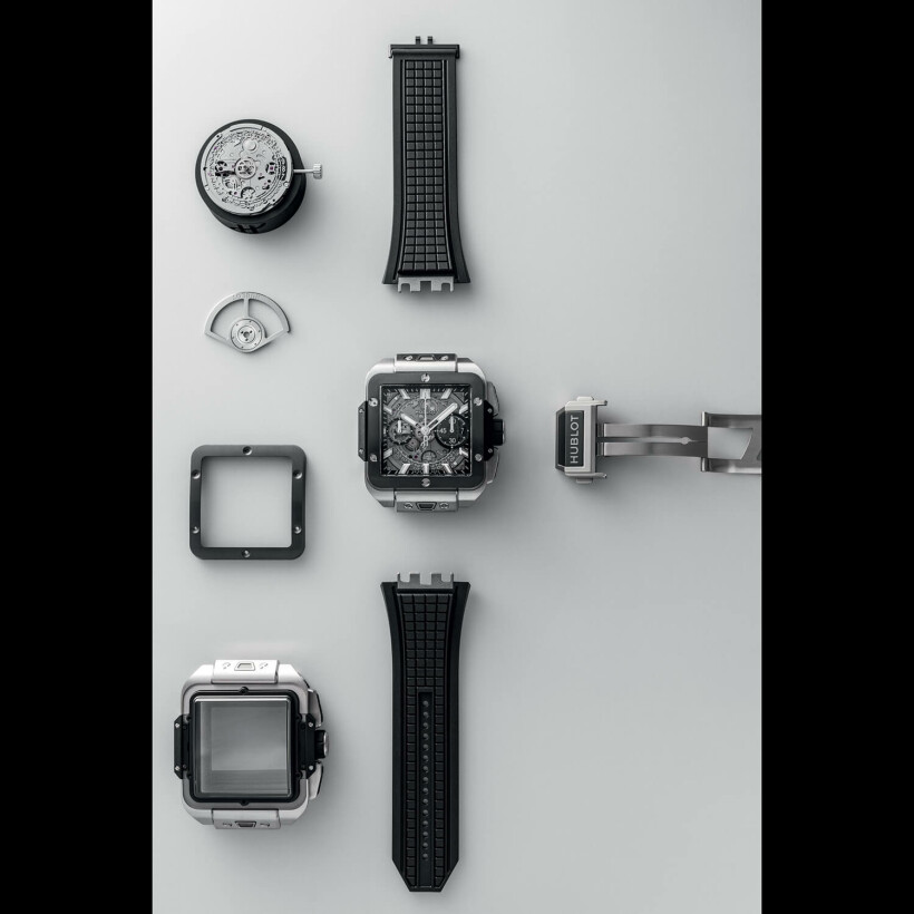 Hublot Square Bang Unico Titanium Ceramic automatic 42mm watch