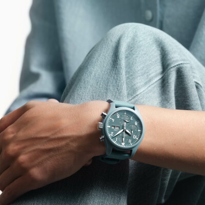 Montre IWC Schaffhausen Montre d'Aviateur Chronographe 41 TOP GUN Miramar Édition Limitée