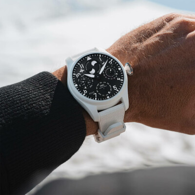 Montre IWC Schaffhausen Grande Montre d'Aviateur Calendrier Perpétuel TOP GUN Lake Tahoe