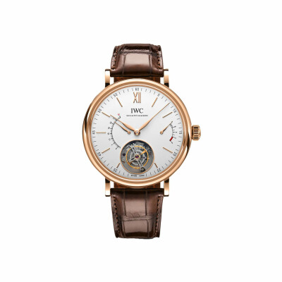 IWC Schaffhausen Portofino Hand-Wound Tourbillon Retrograde Uhr