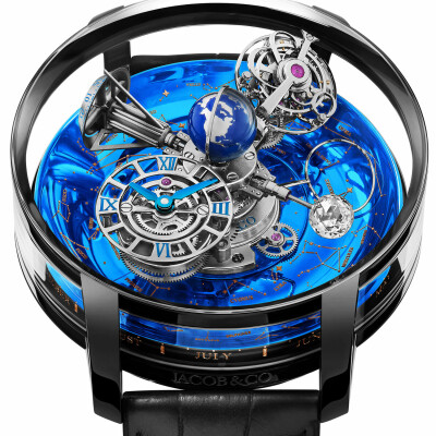 Montre Jacob & Co Astronomia Sky Gravitational Triple-Axis Flying Tourbillon Celestial Panorama Édition Limitée