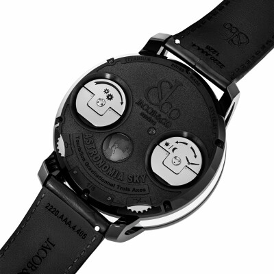 Montre Jacob & Co Astronomia Sky Gravitational Triple-Axis Flying Tourbillon Celestial Panorama Édition Limitée